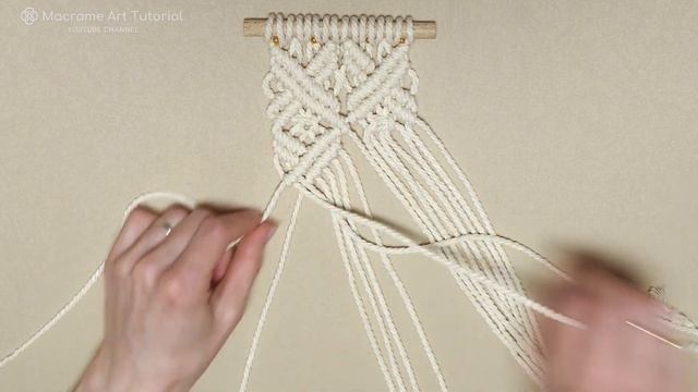 Macrame Plant Hanger On A Stick | Macrame Diy | Easy Macrame Plant Hanger Tutorial