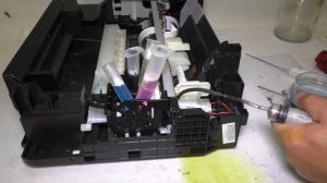 Полная пошаговая разборка принтера EPSON L210.