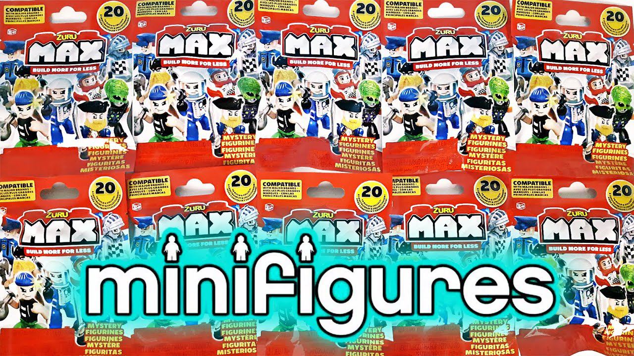 СЮРПРИЗЫ ZURU MAX! Дешевый аналог минифигурок LEGO Surprise Minifigures Unboxing