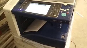xerox 7545 цветной тест