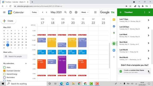 TimeNavi Tutorial - How to calculate and analyse time using Google Calendar смотреть онлайн