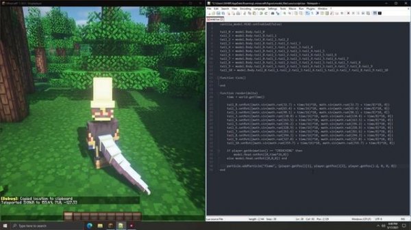 Minecraft | Particle-API | Figura Mod