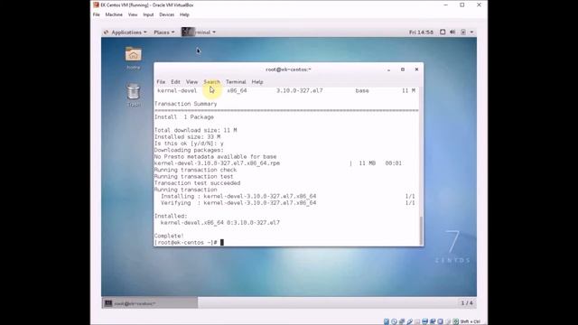 CentOS - install VirtualBox Guest Additions смотреть онлайн