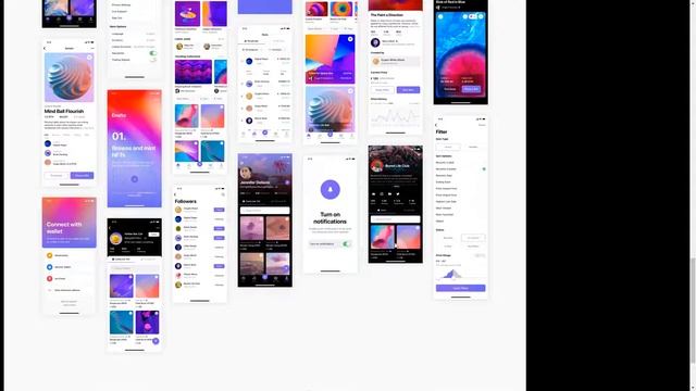 Enefto - Figma NFT Marketplace App mobile product смотреть онлайн