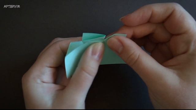 Оригами клевер из бумаги • Оригами на День Святого Патрика • St.Patrick 's Day Origami Clover смотреть онлайн