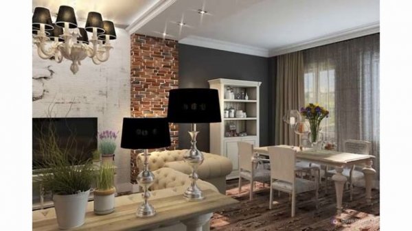 Лофт и классика в интерьере Loft and classics in the interior Идеи дизайны квартир Apartment design