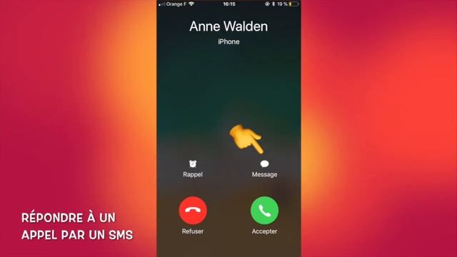 iPhone : répondre à un appel par un SMS automatique ou personnalisé смотреть онлайн