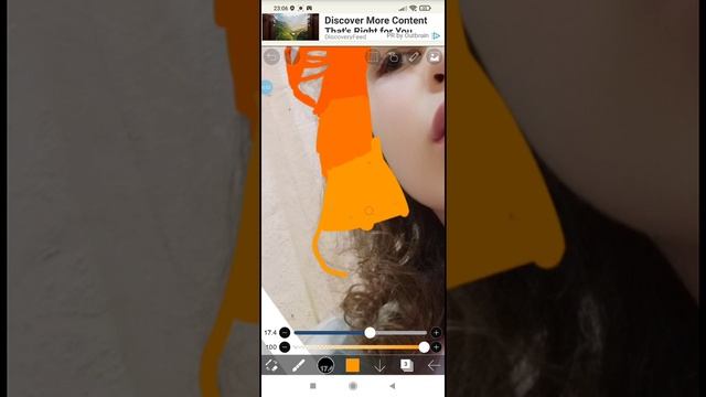 как сделать цветные волосы на фото в приложении ibisPaint X смотреть онлайн