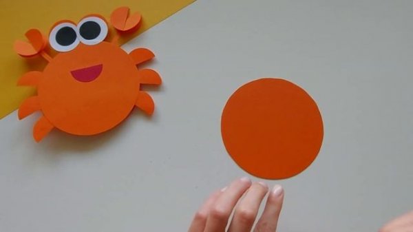 How To Make Easy Rocking Crab For Kids / Easy Paper Crafts / Nursery Craft Ideas / 5 Minute Crafts