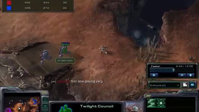 Starcraft 2 - Protoss vs Zerg смотреть онлайн