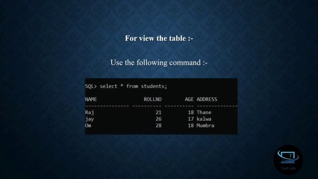 Create a table in Oracle | Insert the row | Update the data | Delete the row or table | Oracle SQL смотреть онлайн