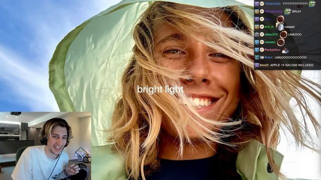 xQc cant stop Laughing at Apple's song смотреть онлайн