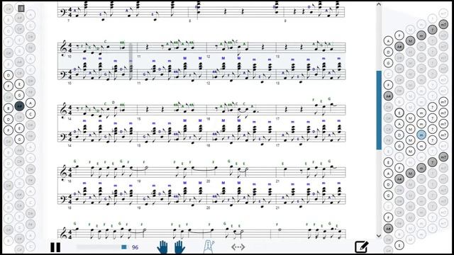 Как играть на баяне Fairytale | How to play on accordion | SMT Pro смотреть онлайн
