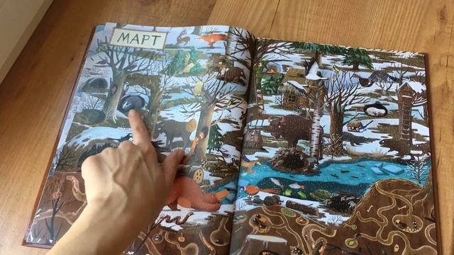 Книги для малышей «Год в лесу» издательство Клевер смотреть онлайн