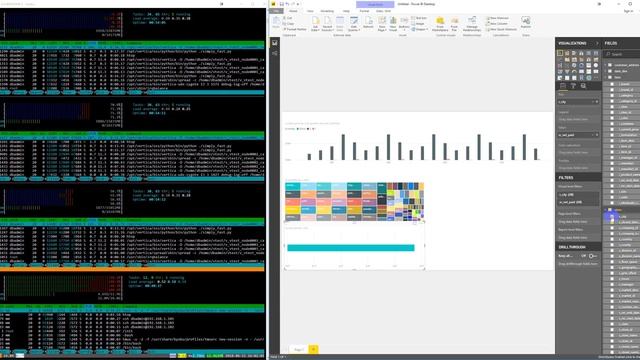 Vertica Tiny Three-Node Cluster TPC-DS Data PowerBI Interactive Analysis Performance смотреть онлайн
