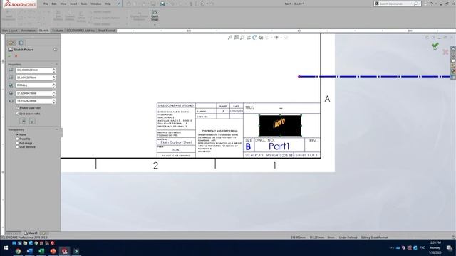 Создание шаблона для чертежей в Солидворкс / Creation of drawing template is Solidworks смотреть онлайн