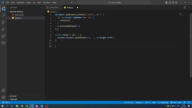 Создаем SPA на чистом JS: без фреймворка!