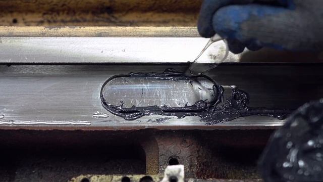 Ремонт задиров направляющих при помощи металлополимера. Часть 1. смотреть онлайн