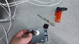 Подключение кнопки и перемычки на привод Nice rd400