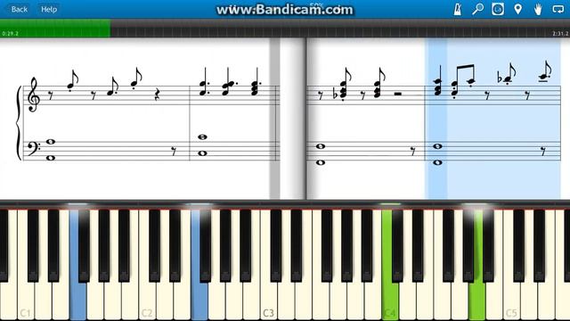 Frozen Soundtrack - For the First Time in Forever Piano Tutorial with Sheet Music (Synthesia) смотреть онлайн