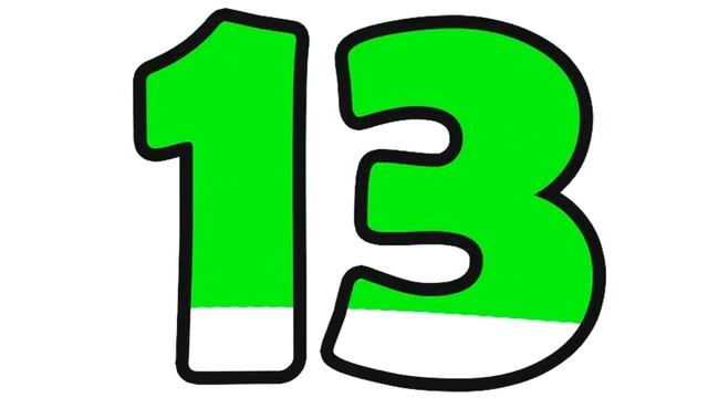 Learn Colors and Numbers Coloring Page|1 to 20 Counting and Colors for Children|Numbers 123 for Kid смотреть онлайн