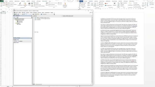 Excel VBA : Modification d'un fichier word via Excel puis enregistrement au format PDF смотреть онлайн