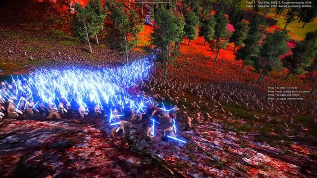STAR WARS ARMY DEFEND MT OLYMPUS FROM 2,000,000 ORCS | Ultimate Epic Battle Simulator 2 | UEBS 2 смотреть онлайн