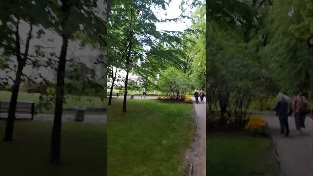 сад Аничкова дворца в Санкт-Петербурге смотреть онлайн