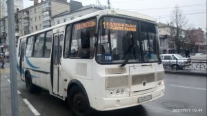Маршрут 119 Зелёная поляна-Универмаг «Белгород»-Зелёная поляна