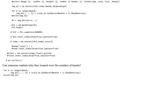 GIS: Transforming an image (TIFF) into an array смотреть онлайн
