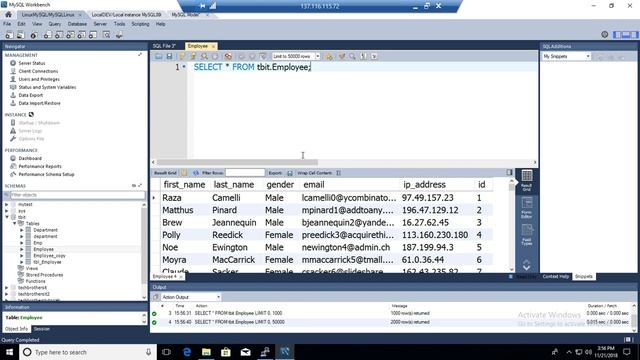 MySQL Workbench Tutorial - Exporting query results in MySQL Workbench beyond 1000 records смотреть онлайн