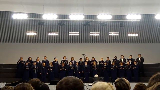 Юбилей С Ф Грибкова  12 02 2017  Дом Радио  Камерный хор  Кенгуру.mp4