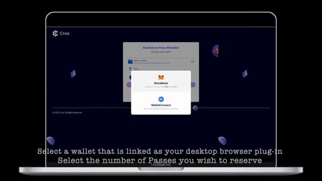 Cros Whitelist: Tutorial Metamask Wallet Connect (Desktop) смотреть онлайн