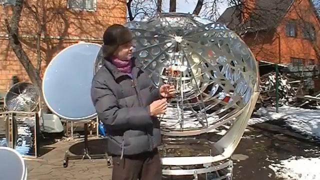 Солнечные концентраторы энергии Александра Содоконя. смотреть онлайн