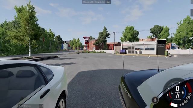 Student Driver Chase in BeamMP смотреть онлайн