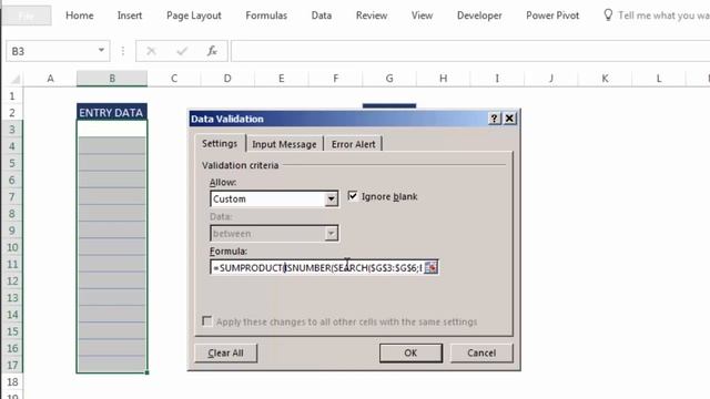 Data Validation Allow only List Range in Excel смотреть онлайн