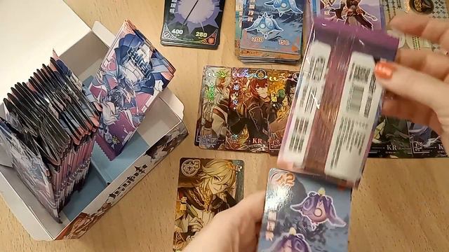 Распаковка карточек по Геншину 8 / Genshin cards unboxing смотреть онлайн