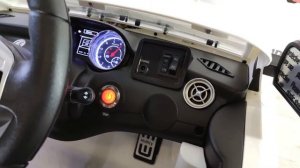 Детский электромобиль Мерседес Mercedes Benz CLA45 A777AA с пультом управления белый Обзор