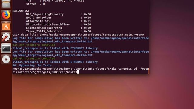 OpenAirInterface OAISIM install смотреть онлайн