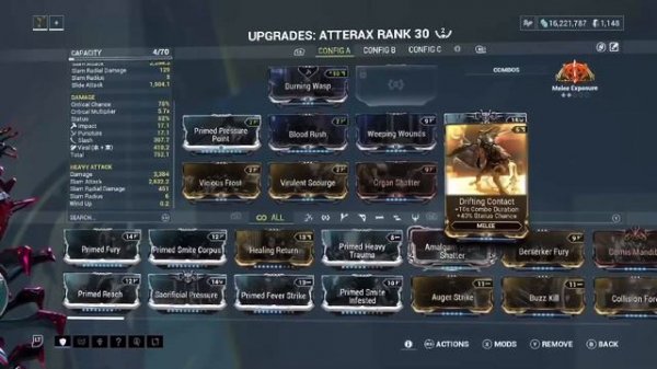 (Warframe) kullervo build