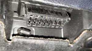 2014 To 2021 Mitsubishi Outlander OBD2 OBDII Diagnostics Connector Port Location Under Dashboard