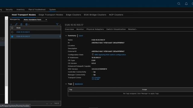 NSX-T Uplink Profile Configuration смотреть онлайн