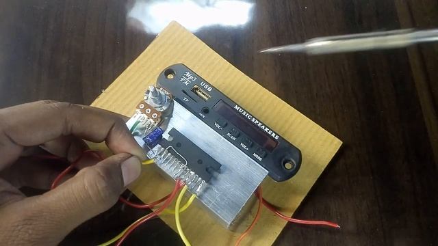 Diy Powerful Ultra Bass Audio Amplifier From La4440 Ic With Mp3 Bluetooth | Homemade Audi Amplifier
