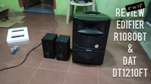 Speaker 4 inch Lawan 12 inch | Edifier R1080BT vs Dat DT1210FT смотреть онлайн