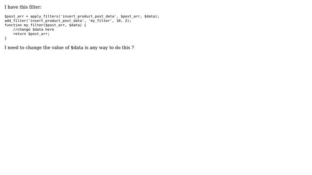Wordpress: Modify a Filters Second Parameter смотреть онлайн