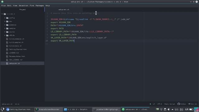Vulkan Lunarg SDK Installation Tutorial on Linux смотреть онлайн