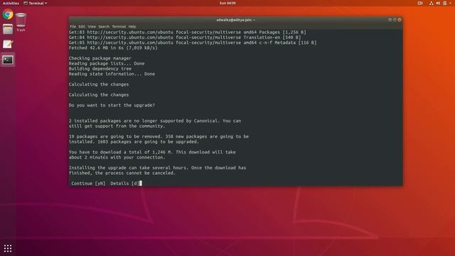 How to upgrade from ubuntu 18.04 (LTS) to 20.04 (LTS) | do-release | aducators.in смотреть онлайн