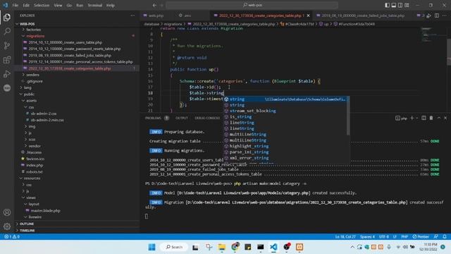 Laravel Livewire project with MySQL database and Migration смотреть онлайн