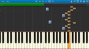 Bach - Toccata and Fugue in D minor Piano Tutorial -  Synthesia