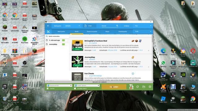 como instalar minecraft con tlauncher, mods y skins смотреть онлайн
